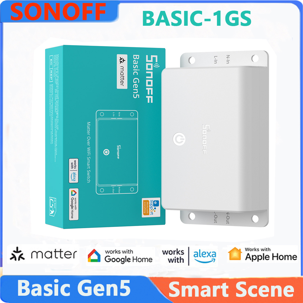 Sonoff Basic - SONOFF Basic Gen5 (BASIC-1GS) Inteligentny przełącznik