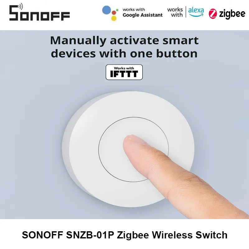 Sonoff - SONOFF Zigbee 3.0 SNZB-01P Bezprzewodowy Przełącznik