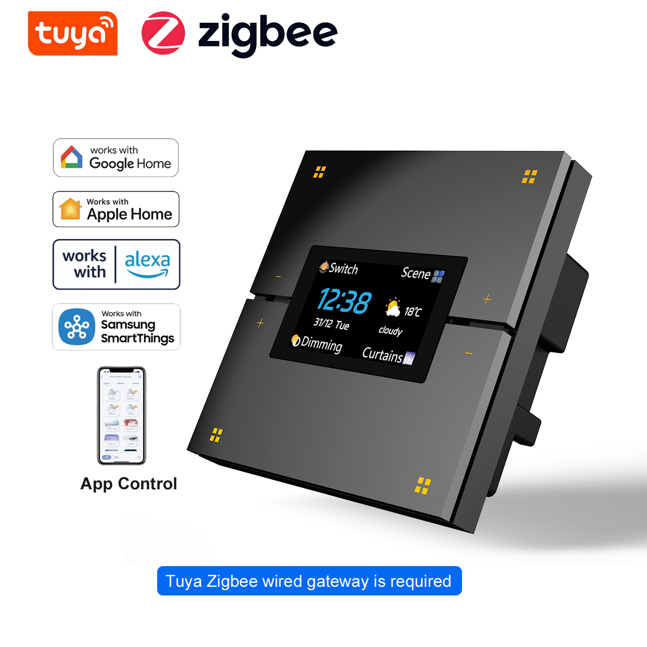 Smart Relay Tuya - M9 Pro 8-przyciskowy UK Tuya Inteligentny