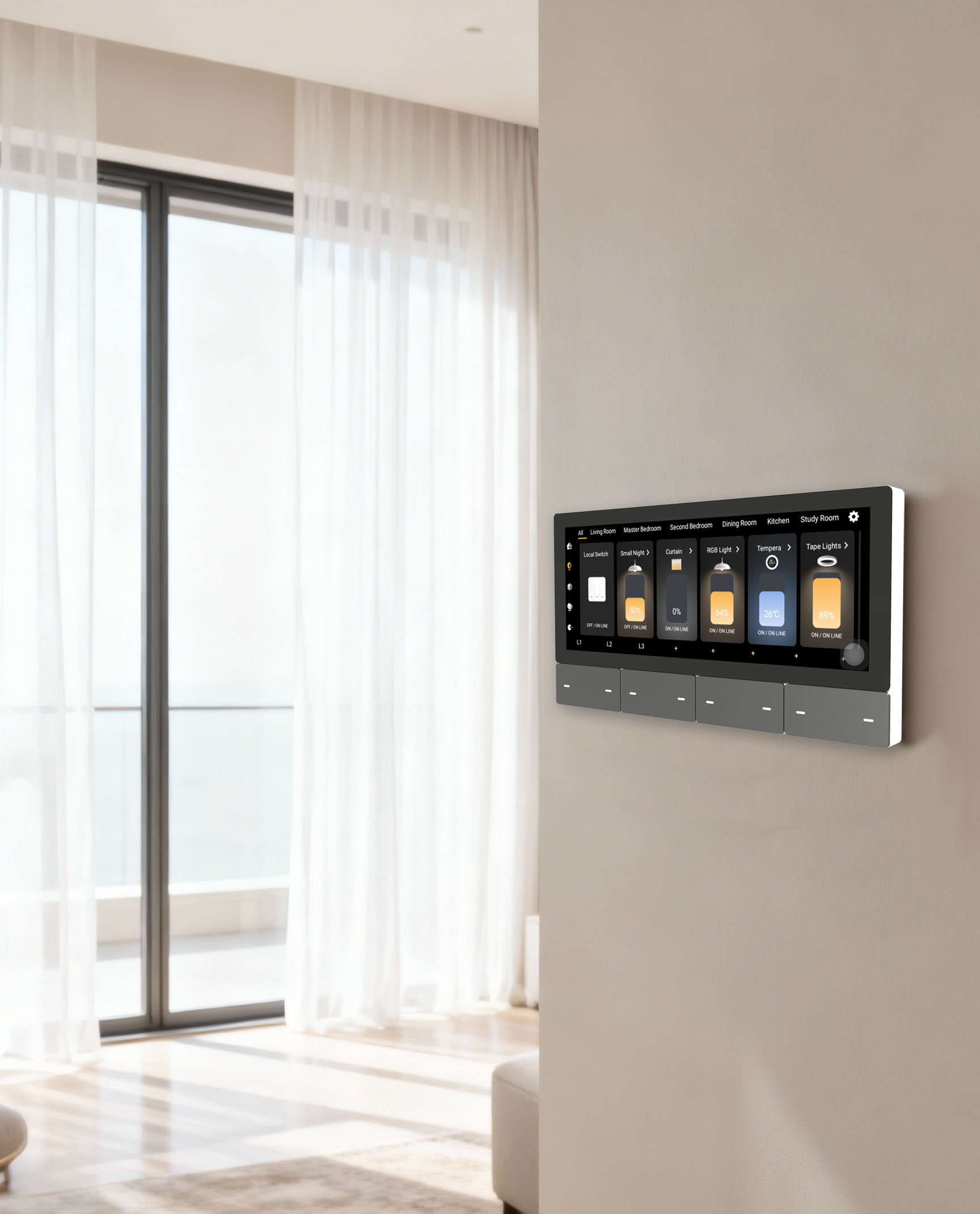 F5 Tuya UK Dotykowy Panel Ster – Tuya Smart recenzja i cena