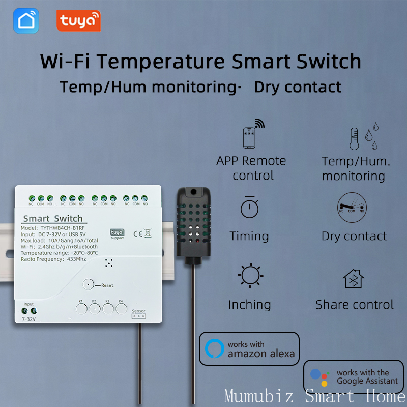 Tuya Smart 7-32V WiFi 4 kanało – Tuya 4 Channel recenzja i cena
